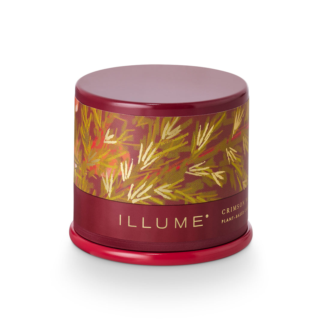 Crimson Woods Tin Candle