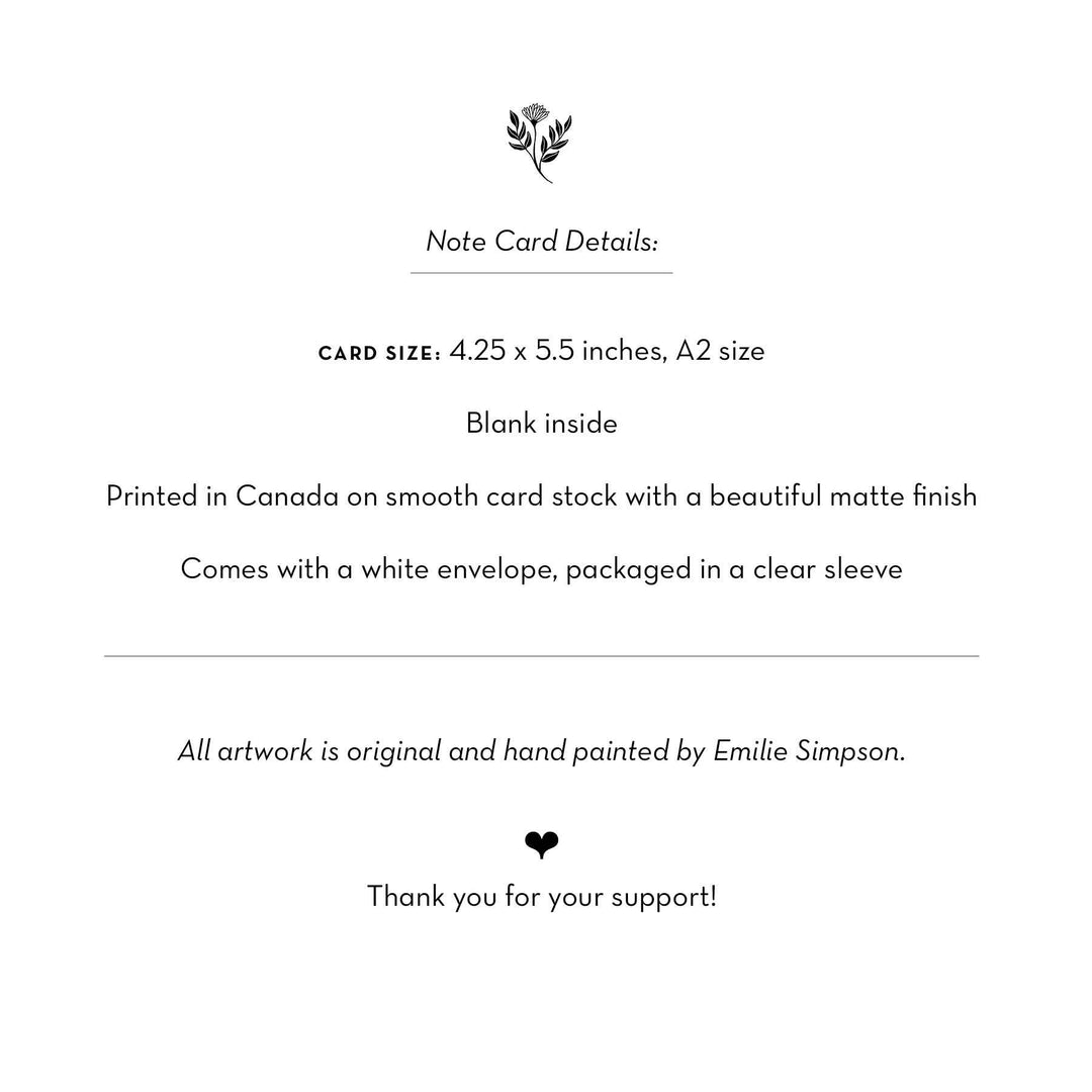 Deer with Decorations Holiday Greeting Card