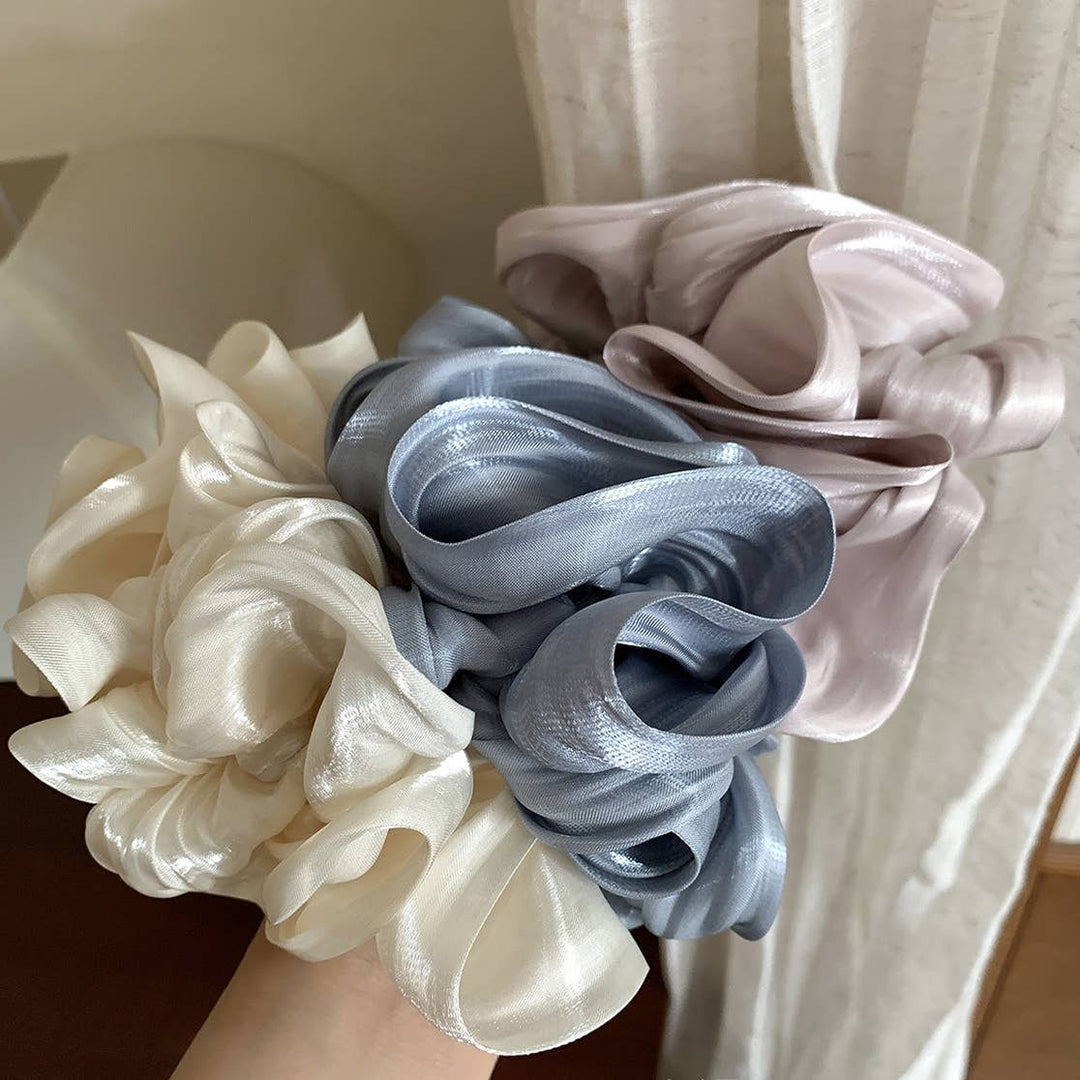 How Romantic Satin Hair Scrunchie