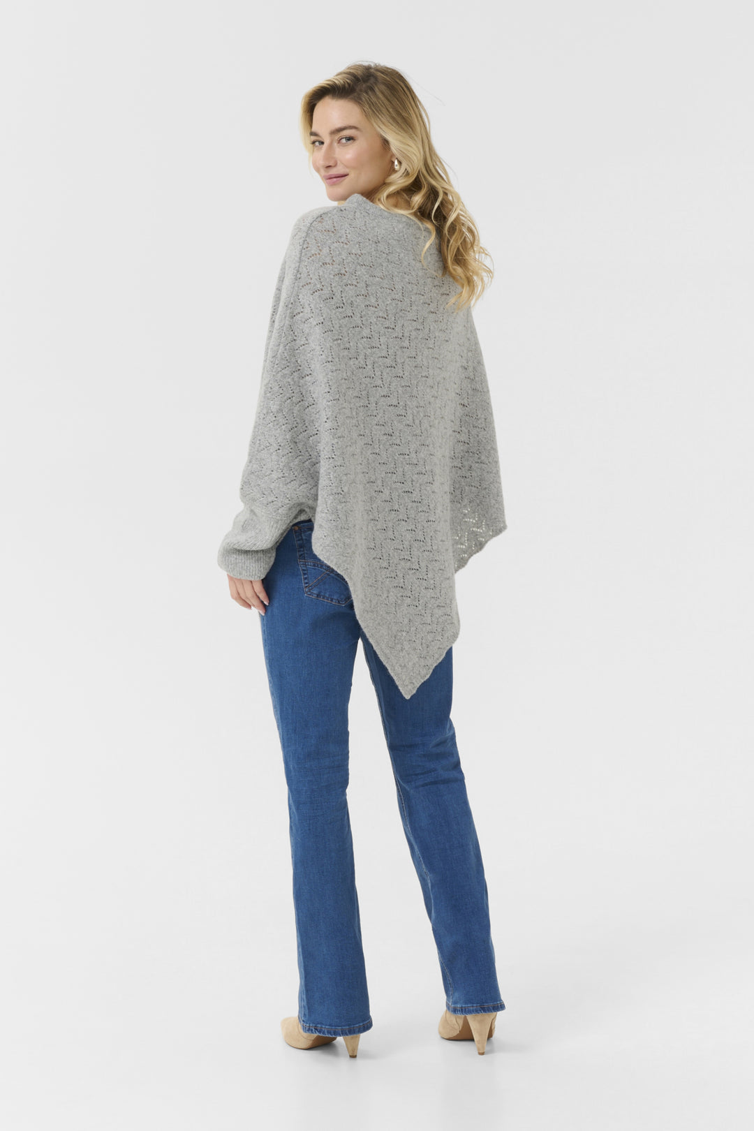 Holiday Knit Poncho