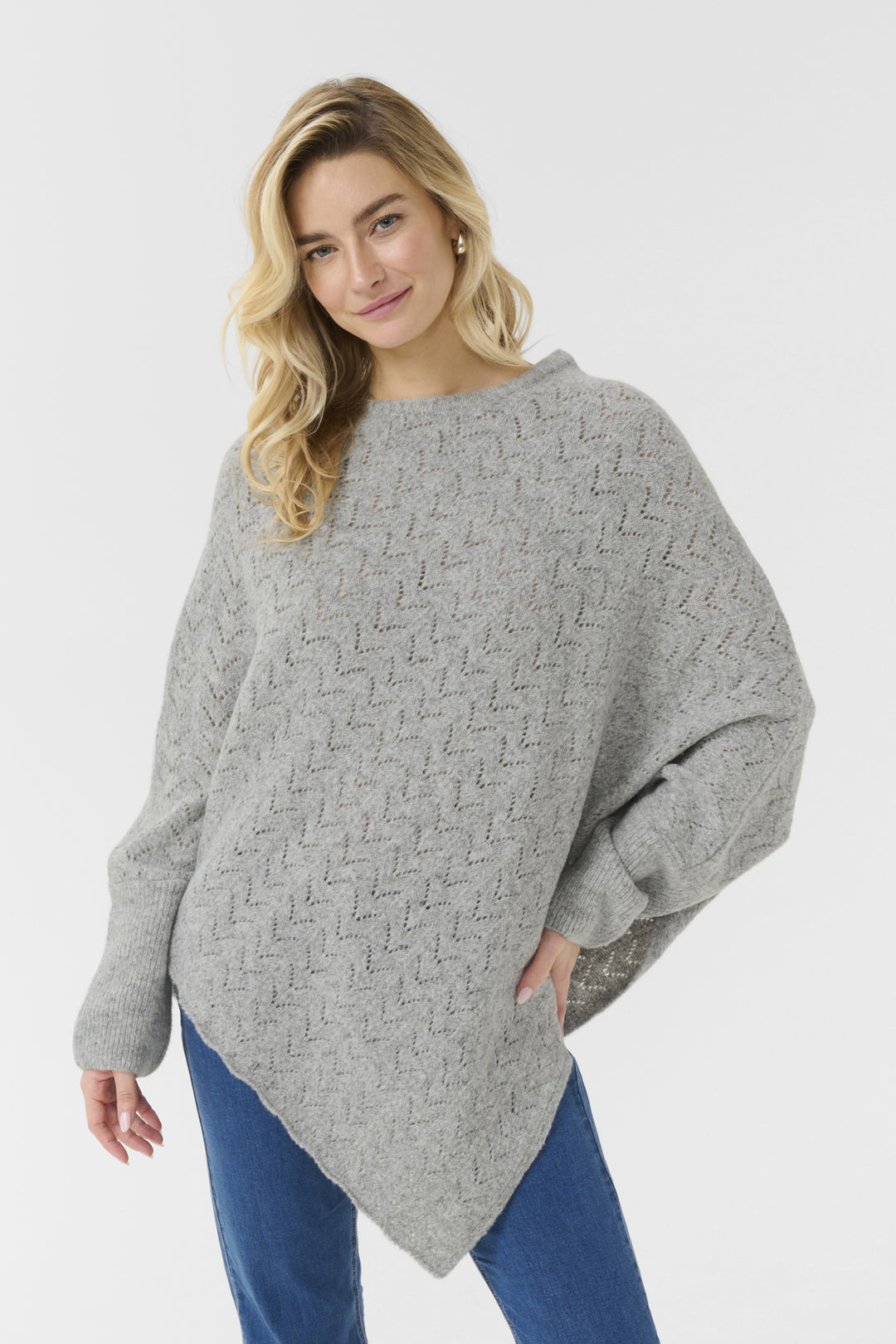 Holiday Knit Poncho