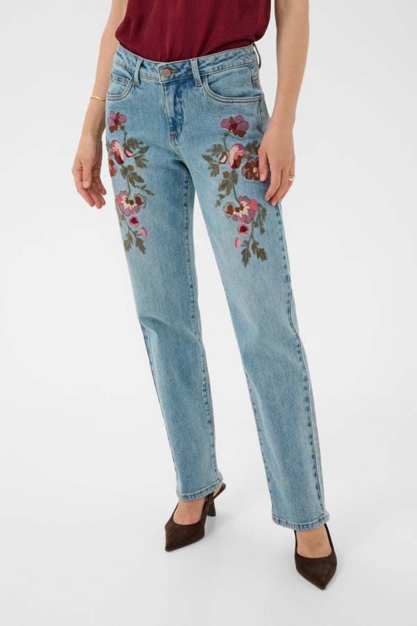 Penelopa Floral Embroidered Jeans