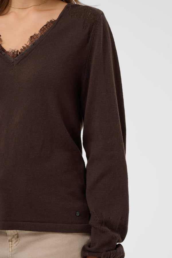 Anva Java Knit Pullover Sweater