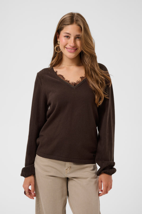 Anva Java Knit Pullover Sweater