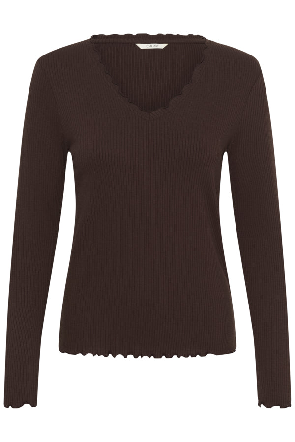 Ribba Long Sleeve V-Neck Tee