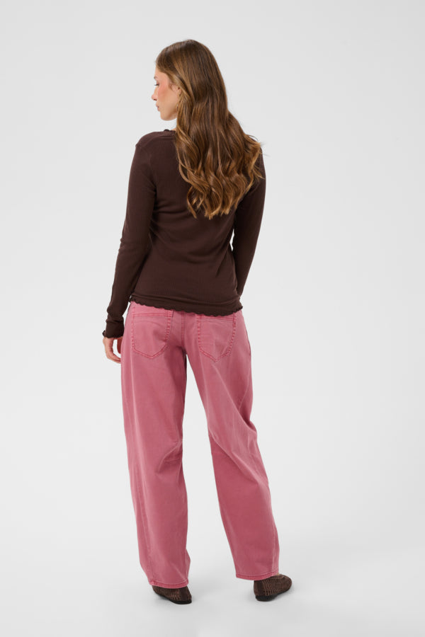 Ribba Long Sleeve V-Neck Tee