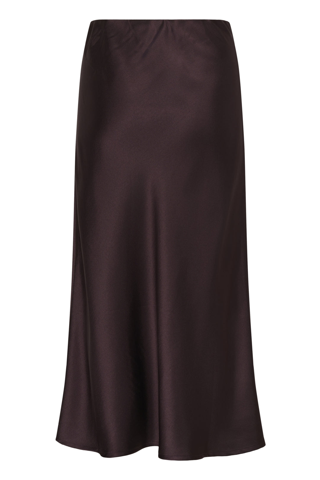 Cream Cocamia Midi Slip Skirt in soft fabric with a flowy silhouette, shown in a close-up view highlighting the fabric texture.