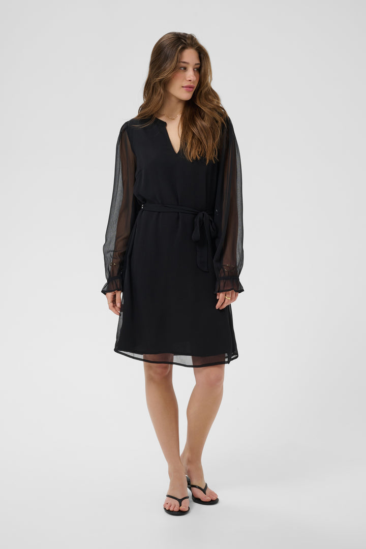 Yuna Sheer Sleeve Dress