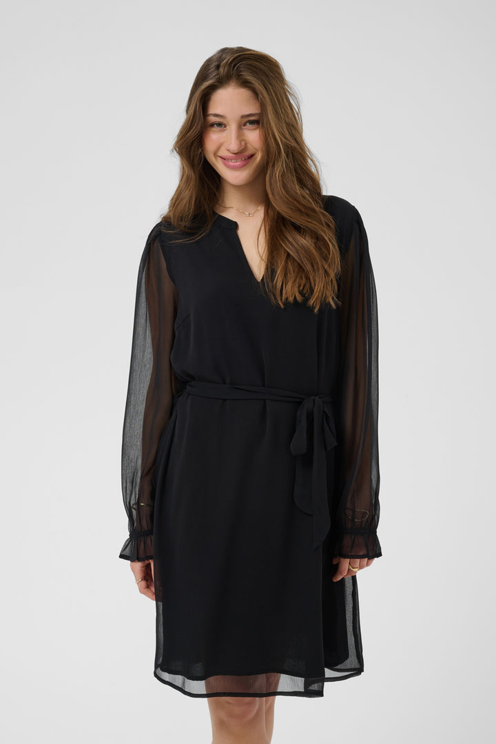Yuna Sheer Sleeve Dress