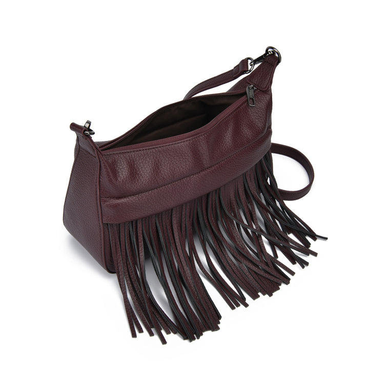 Oui Fringe Crossbody Bag
