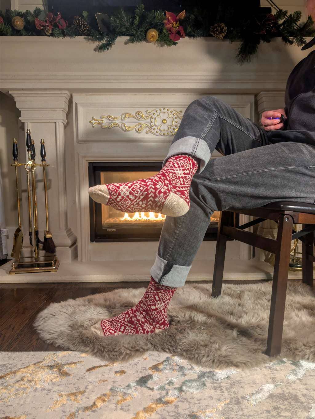 Nordic Socks Soft COZY™  Warm - Zelta/ Crimson