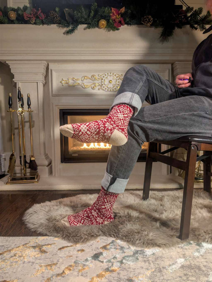 Nordic Socks Soft COZY™  Warm - Zelta/ Crimson