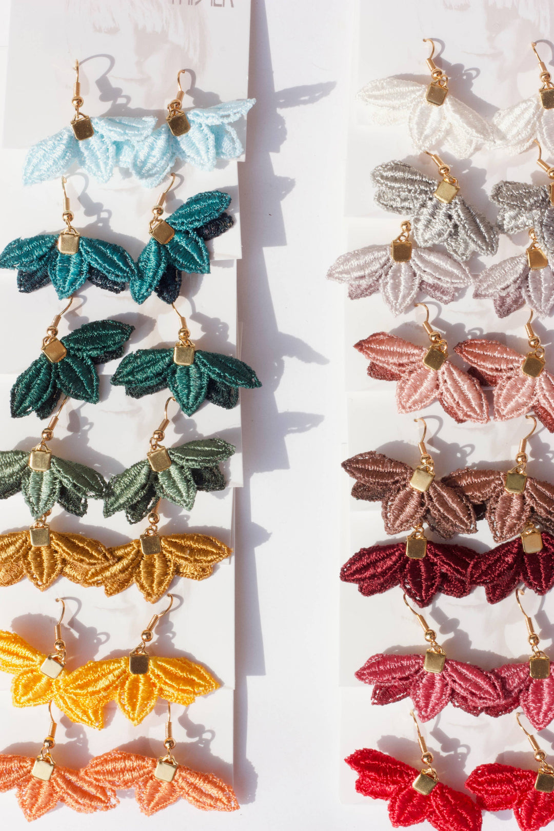 Petalum Lace Flower Earrings