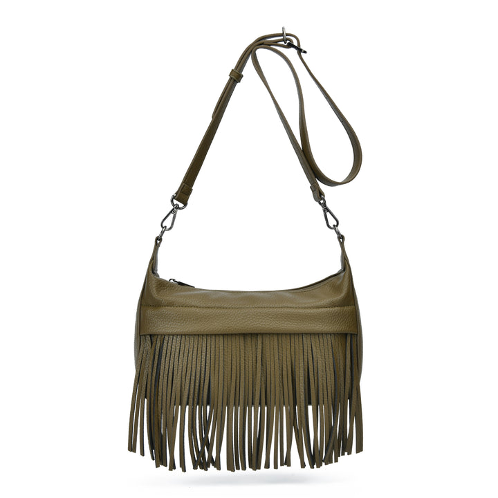 Oui Fringe Crossbody Bag