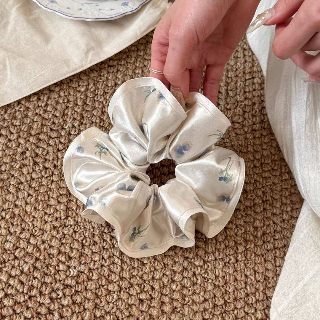 Cherry Lane Satin Hair Scrunchie