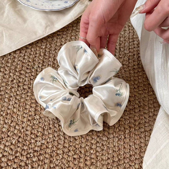 Cherry Lane Satin Hair Scrunchie