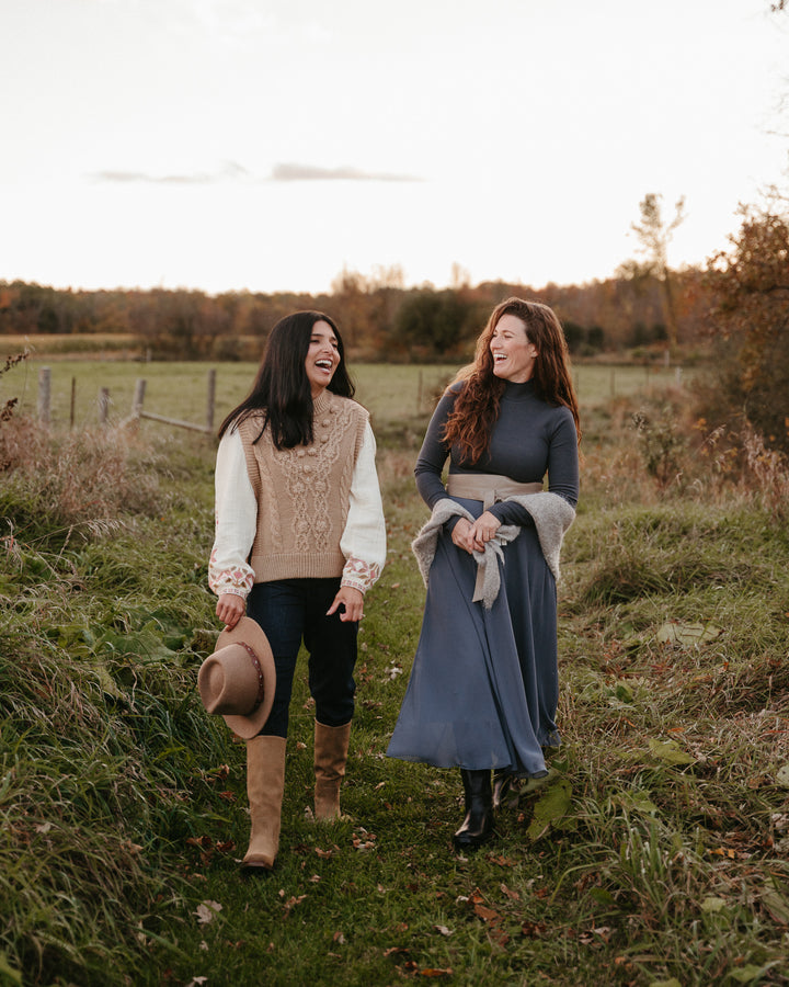 Gentle Fawn Arianna Tulle Midi Skirt in Palomino, featuring a flowy tulle fabric and midi length for a stylish, feminine look.