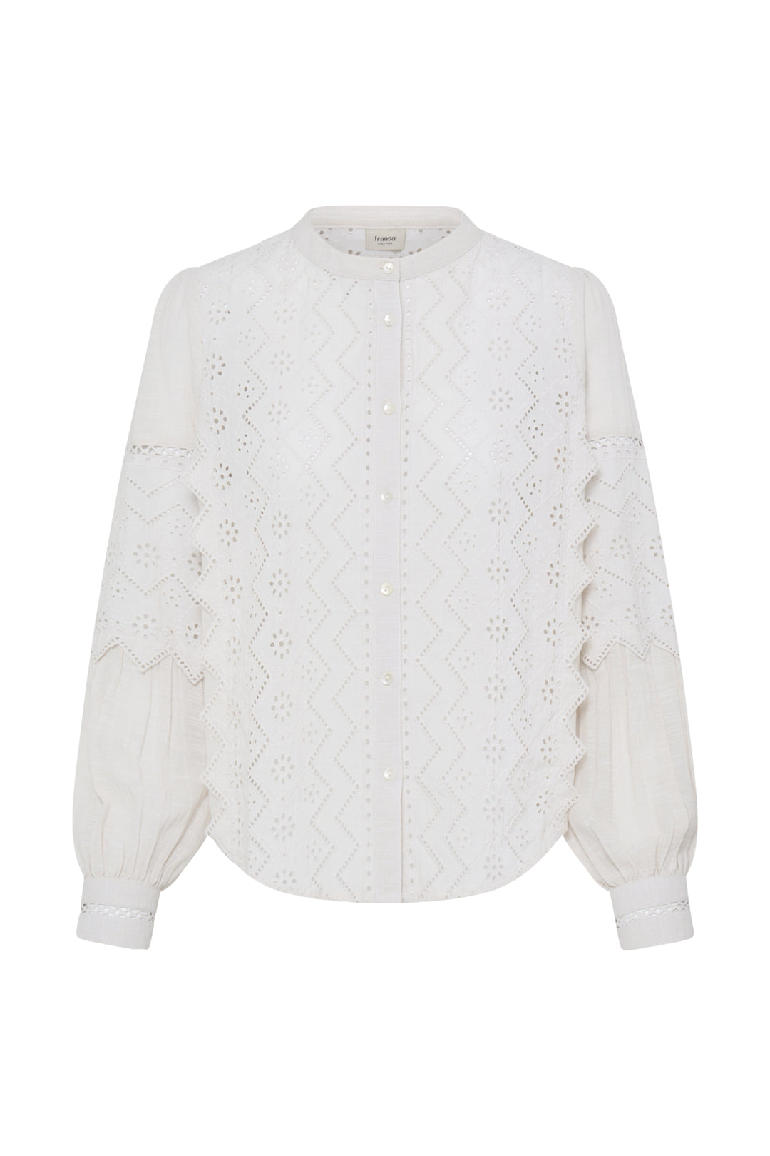 Bessy Embroidered Cotton Blouse