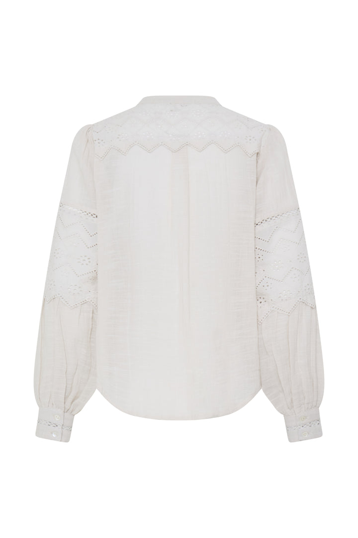 Bessy Embroidered Cotton Blouse