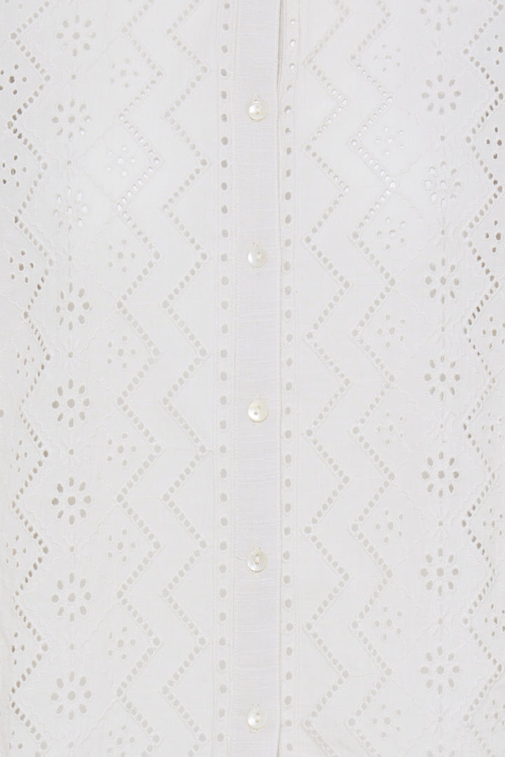 Bessy Embroidered Cotton Blouse