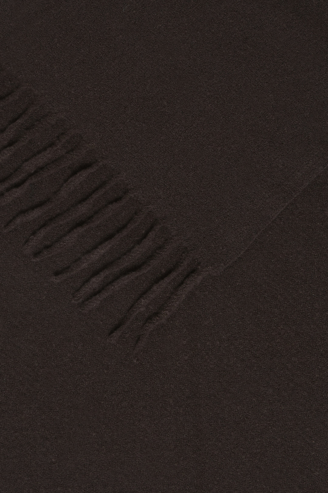 Frieda Fringe Scarf- Choloate Brown