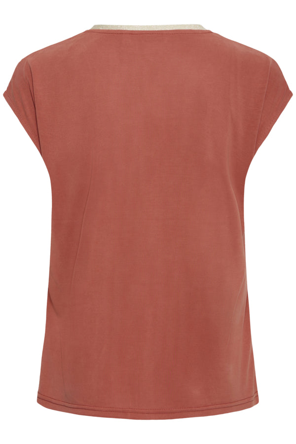 Marsala Essential V-Neck T-Shirt