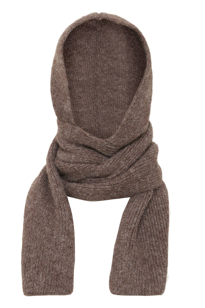 Vasha Knit Hooded Scarf