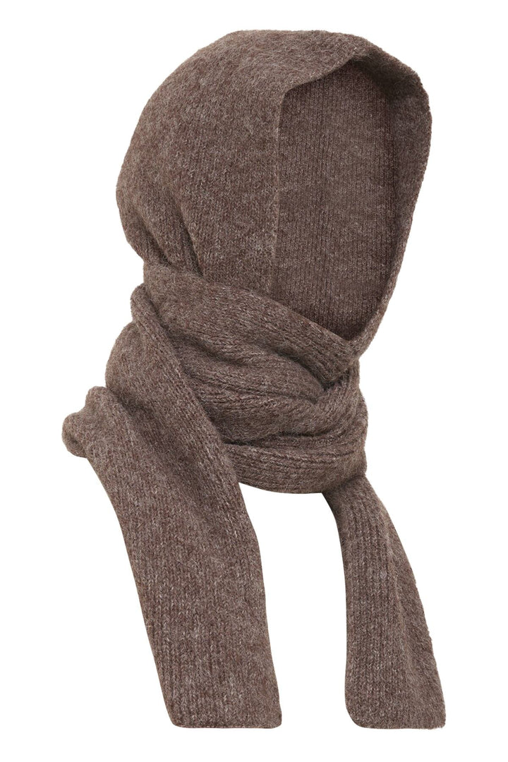 Vasha Knit Hooded Scarf