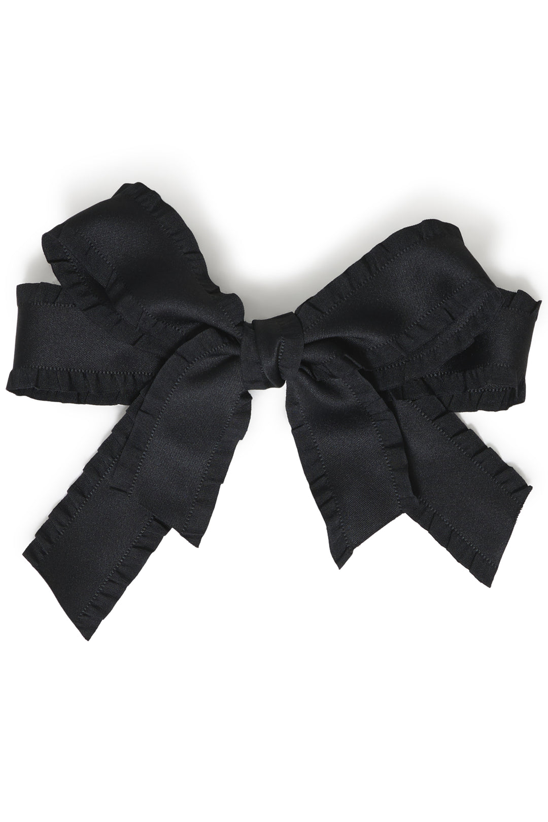 Virielle Black Ribbon Bow Hair Accessory