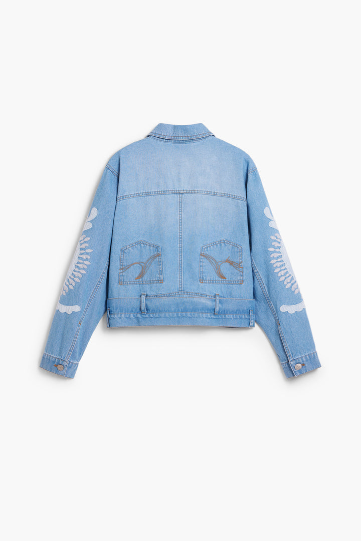 Paloma Embroidered Denim Jacket