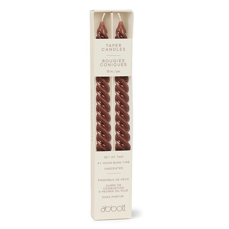 Spiral Taper Candle Set