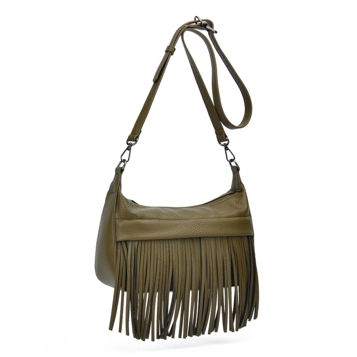 Oui Fringe Crossbody Bag