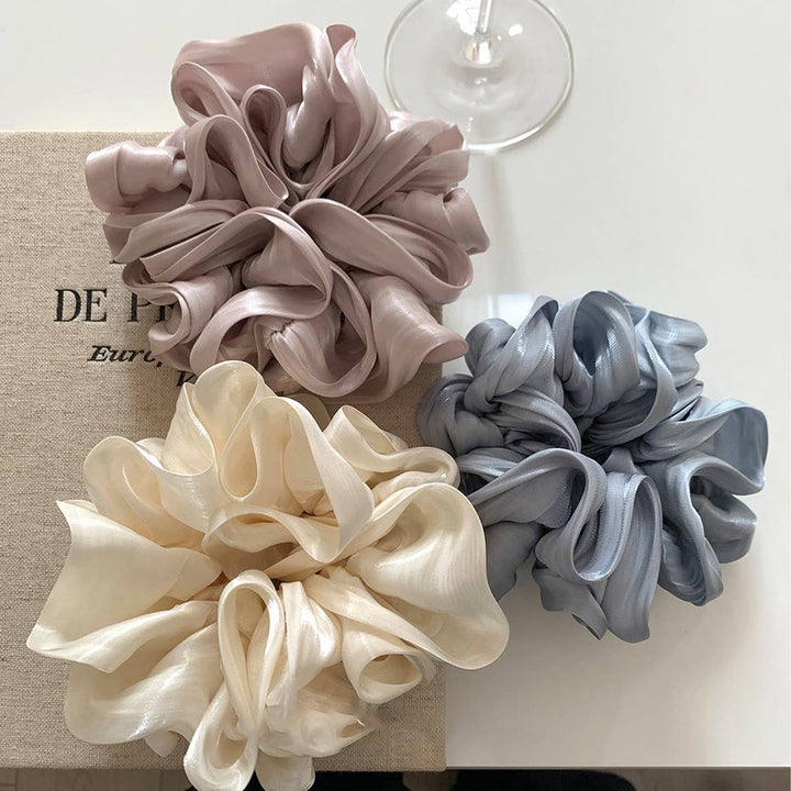 How Romantic Satin Hair Scrunchie