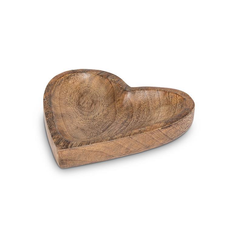 Mango Wood Heart Dish