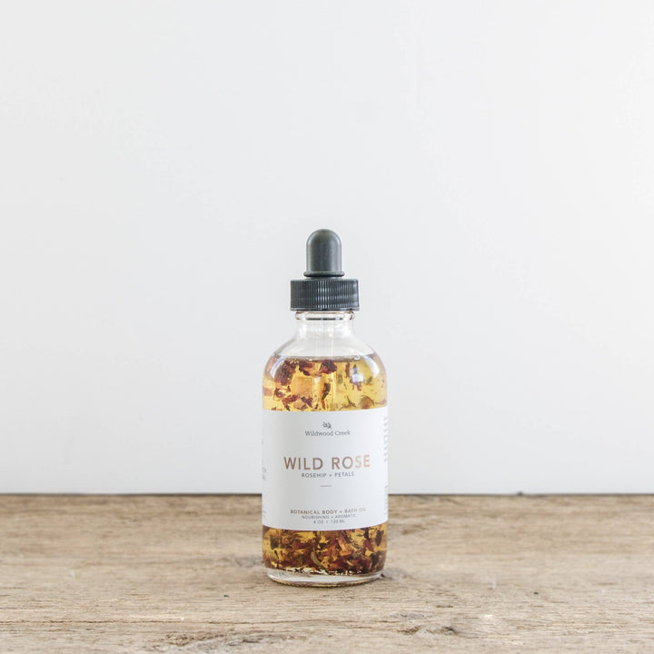 Wild Rose Natural Bath + Body Oil