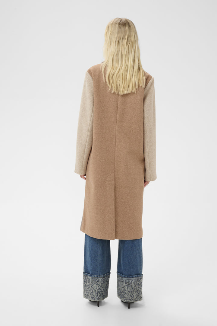 Palona Colour Block Long Coat