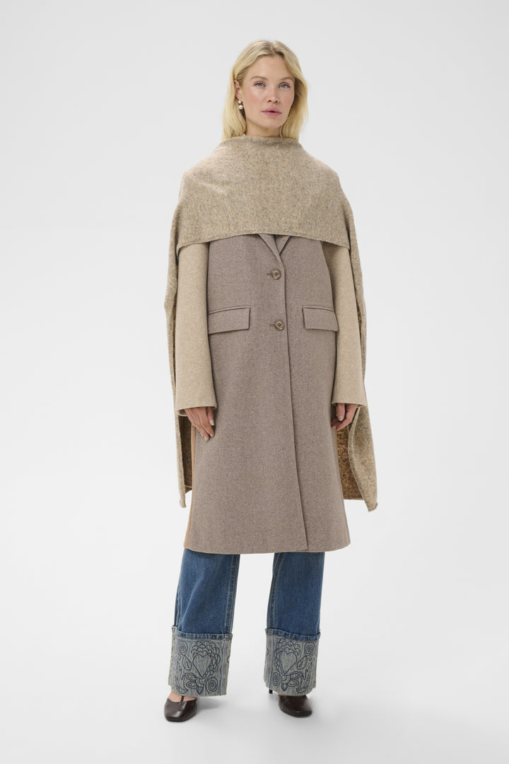 Palona Colour Block Long Coat