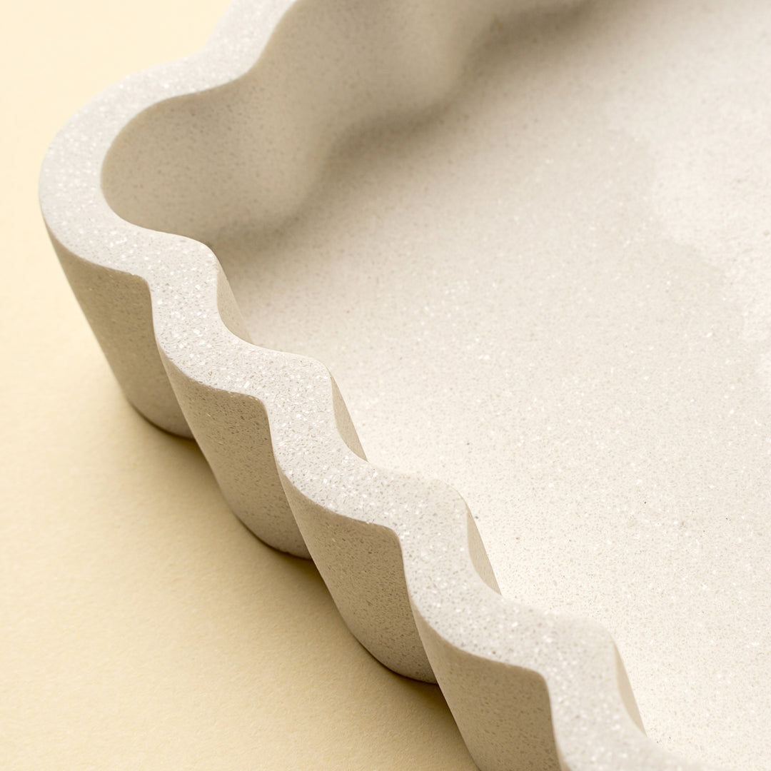 Scallop Edge Decorative Tray