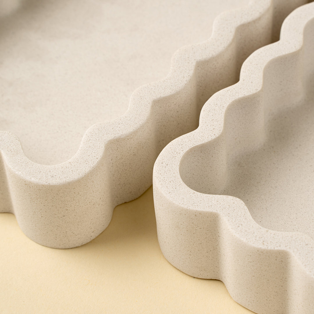 Scallop Edge Decorative Tray