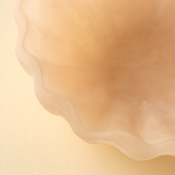 Scallop Resin Bowl