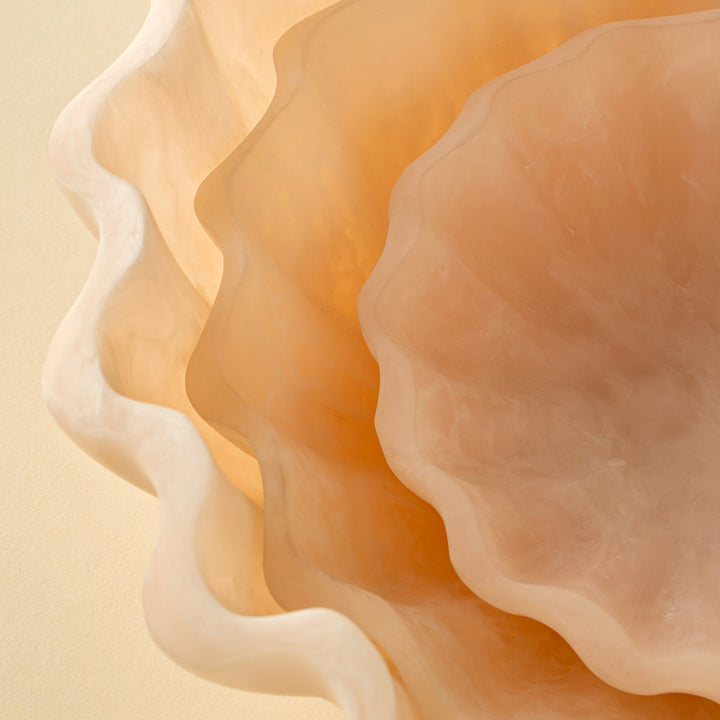 Scallop Resin Bowl
