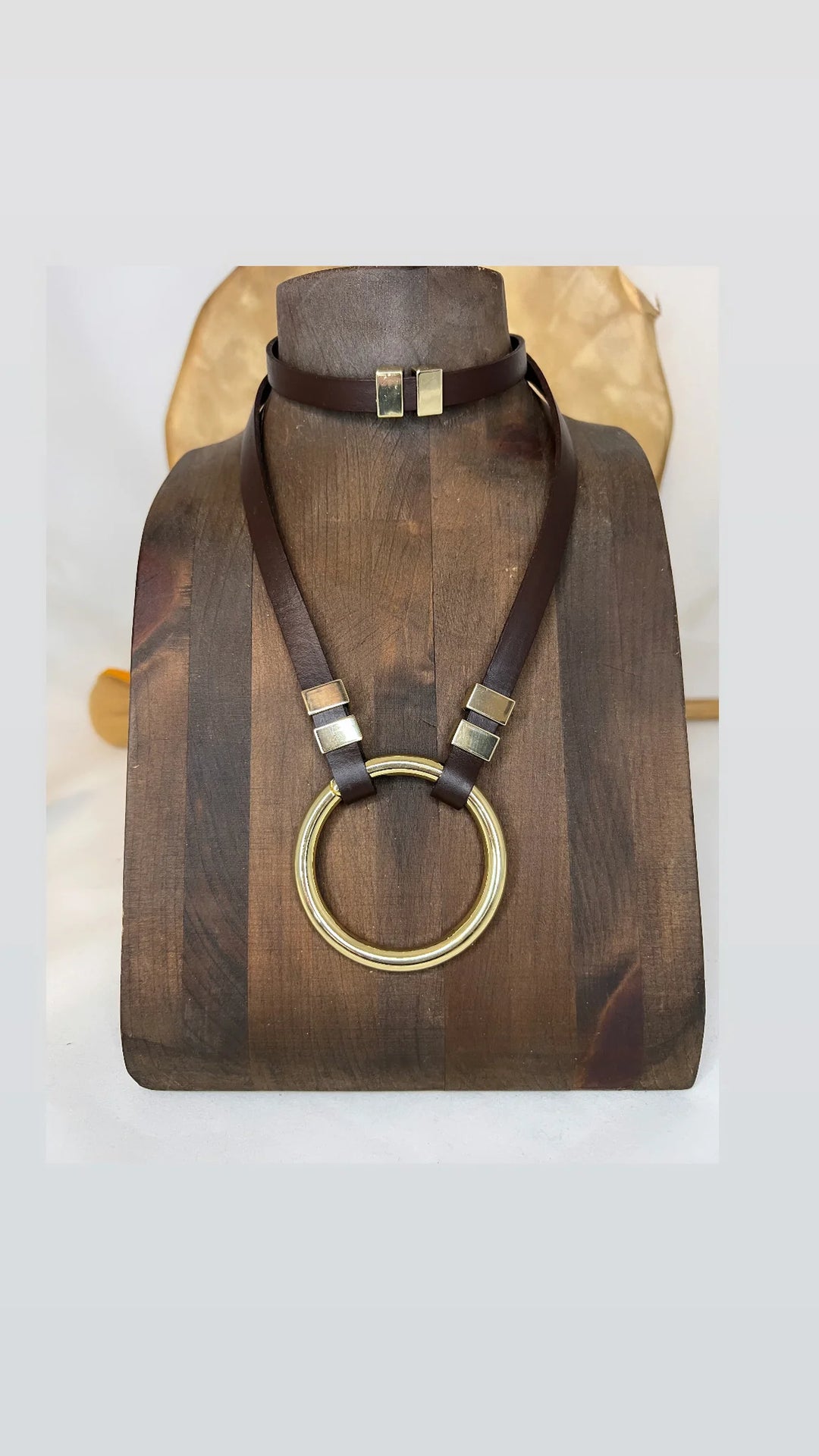 Avril LUXE Leather Strand Wear Necklace