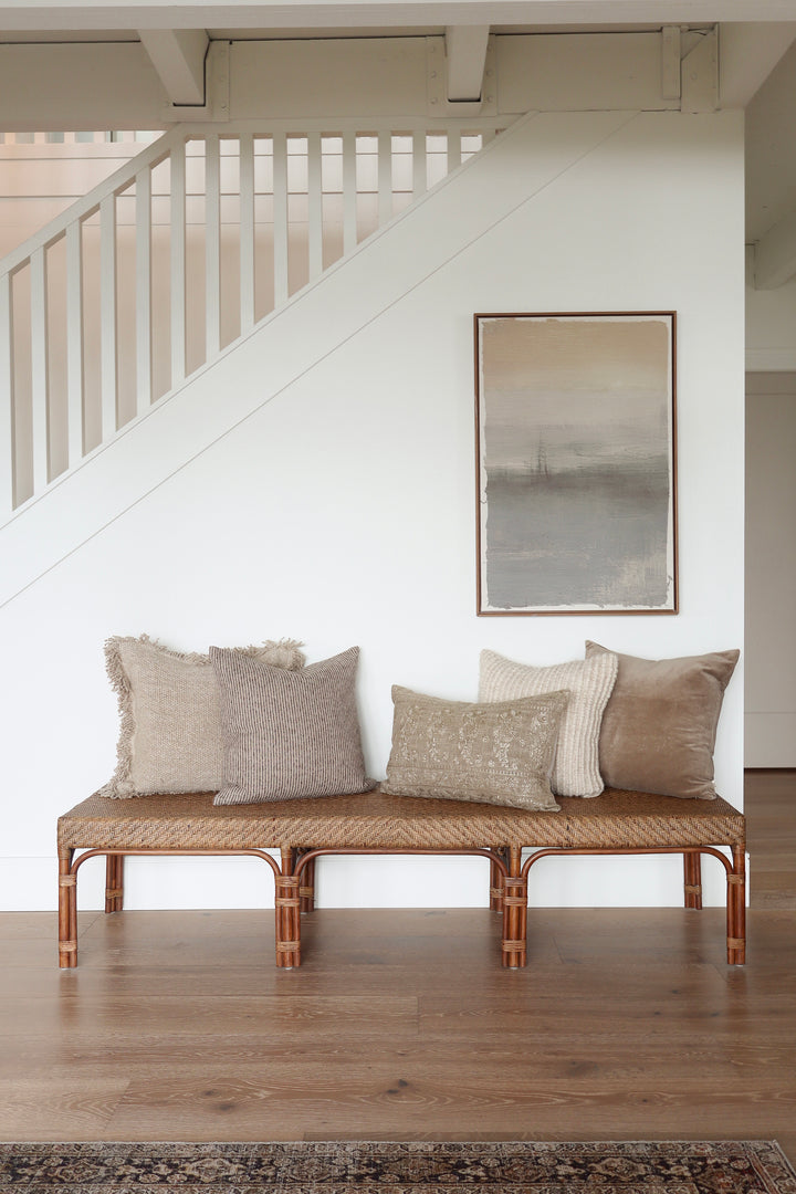 Nisha Embroidered Lumbar Pillow