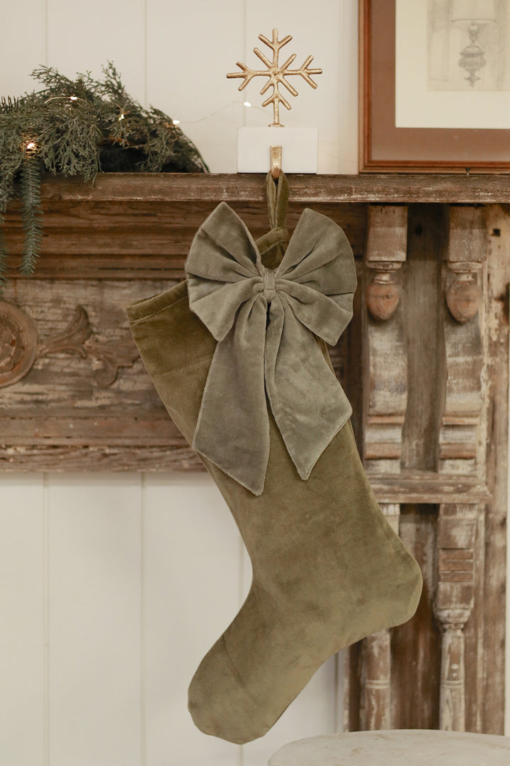 Velvet Bow Clip