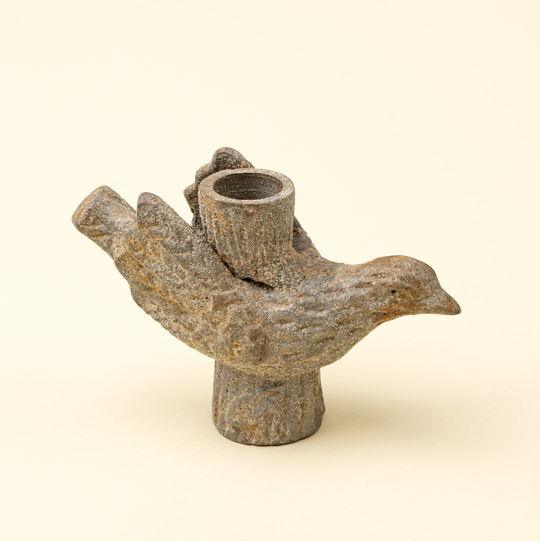 Handcrafted Dove Taper Candle Holder