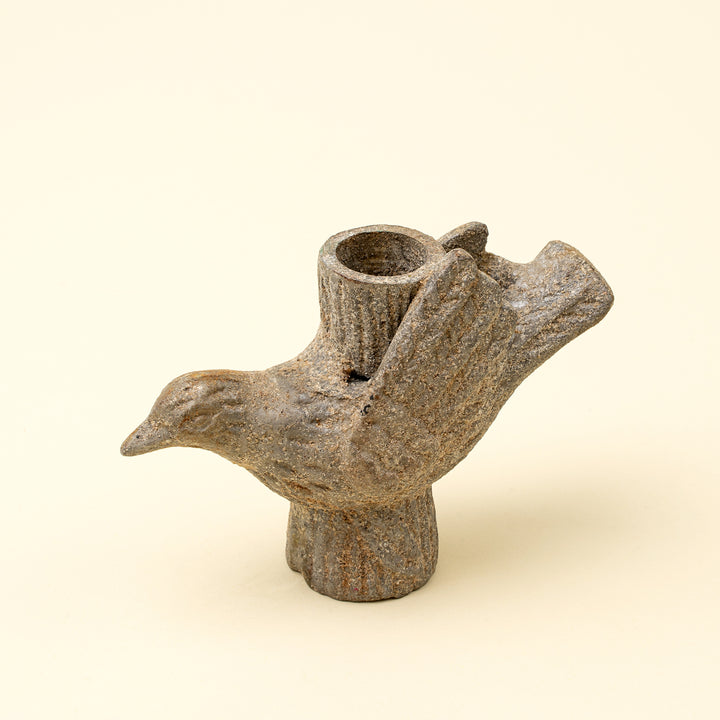 Handcrafted Dove Taper Candle Holder