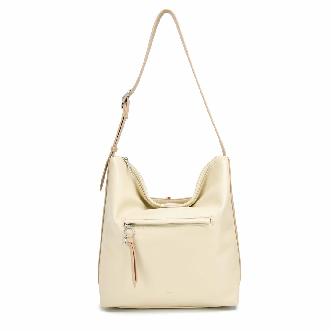 Colab Siera vegan leather shoulder bag with adjustable strap and sleek design, perfect for everyday use.