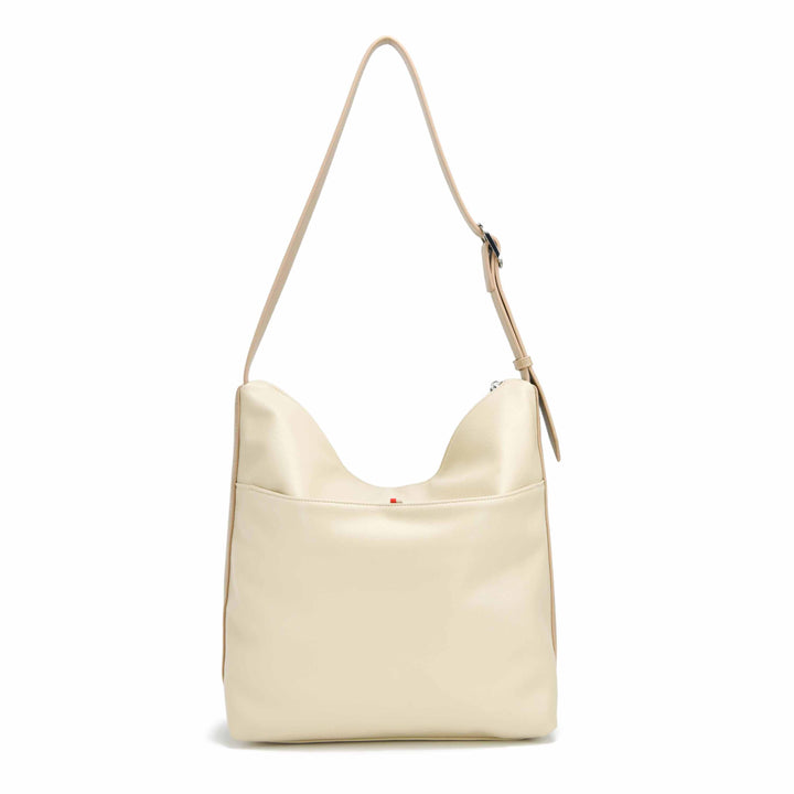 Colab Siera vegan leather shoulder bag with adjustable strap and minimalist design, perfect for everyday use.