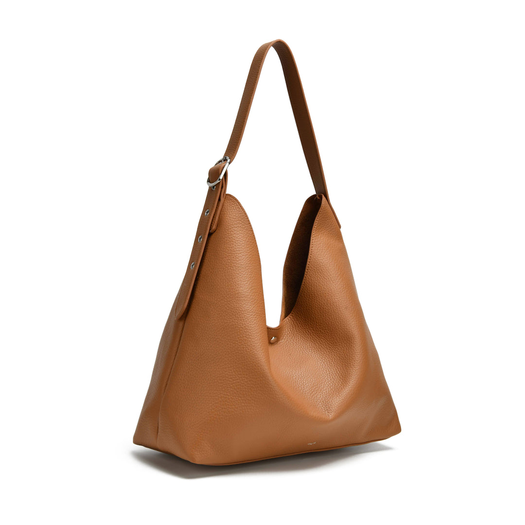 Colab Jamie Slouchy Hobo Bag with soft leather exterior, spacious design, and adjustable shoulder strap.