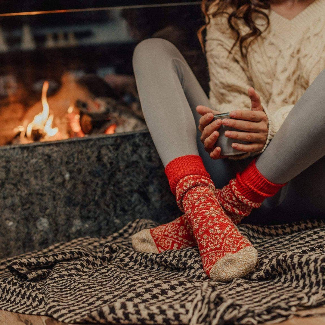 Nordic Socks Soft COZY™  Warm - Zelta/ Crimson